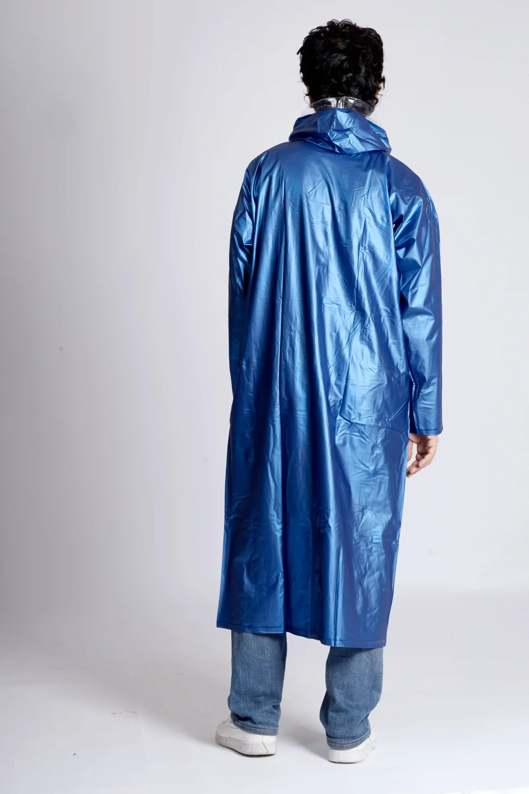 4M SUPREME Plain PVC Mens Raincoat - Image 36