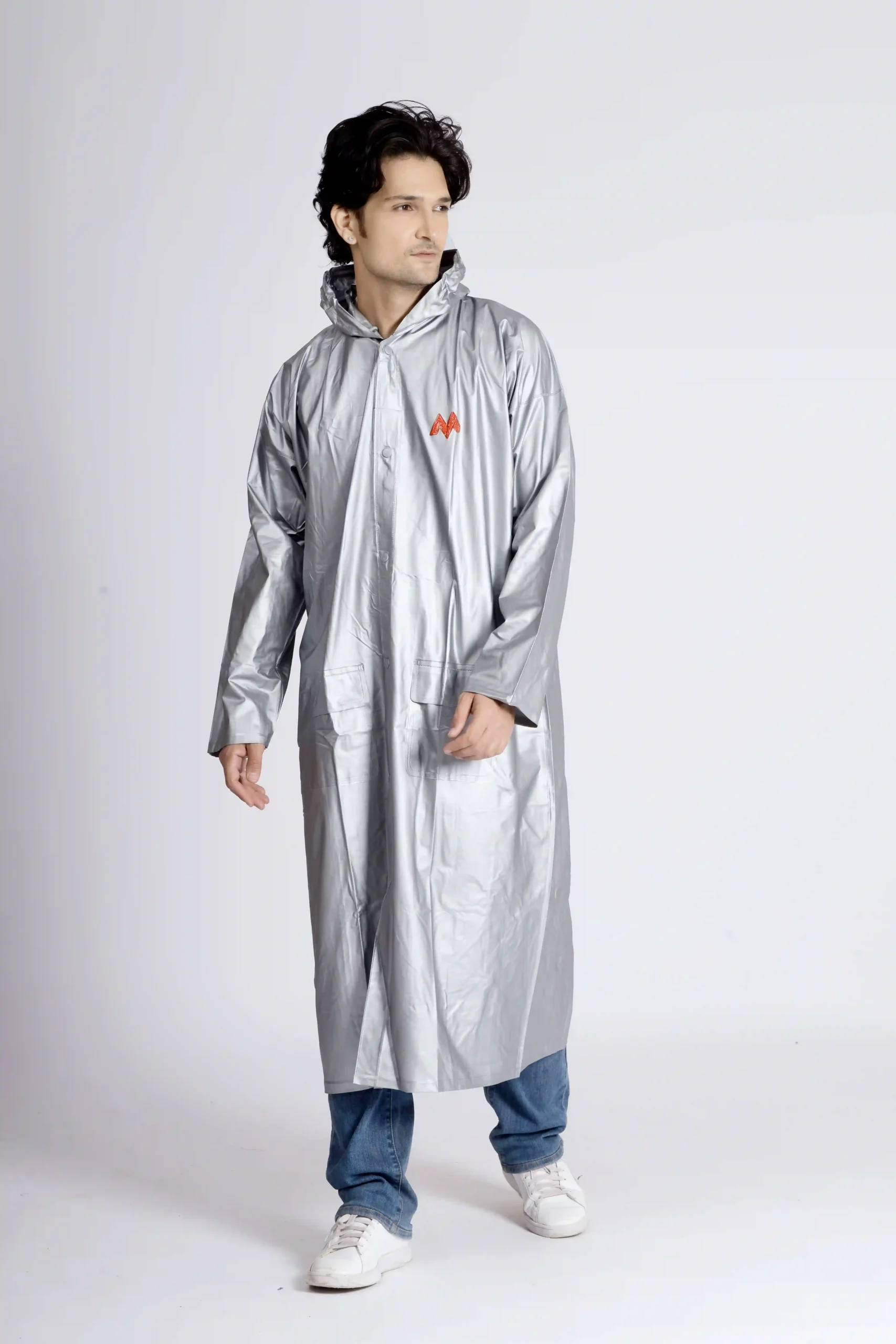 4M SUPREME Plain PVC Mens Raincoat - Image 31