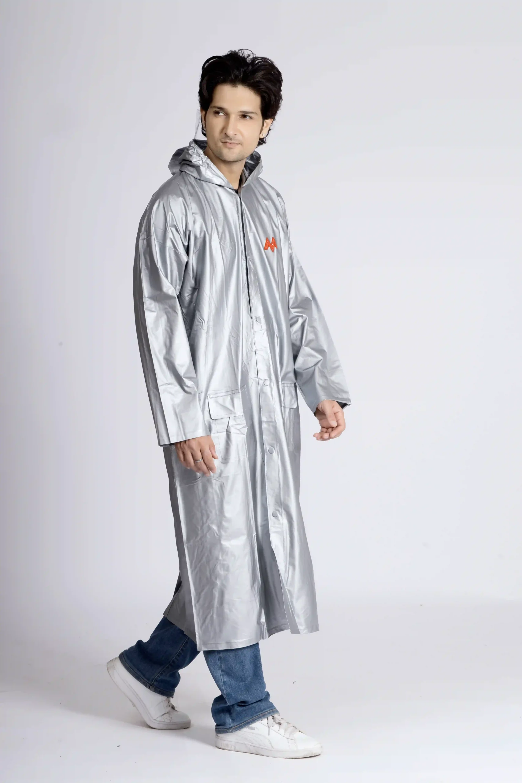 4M SUPREME Plain PVC Mens Raincoat - Image 30