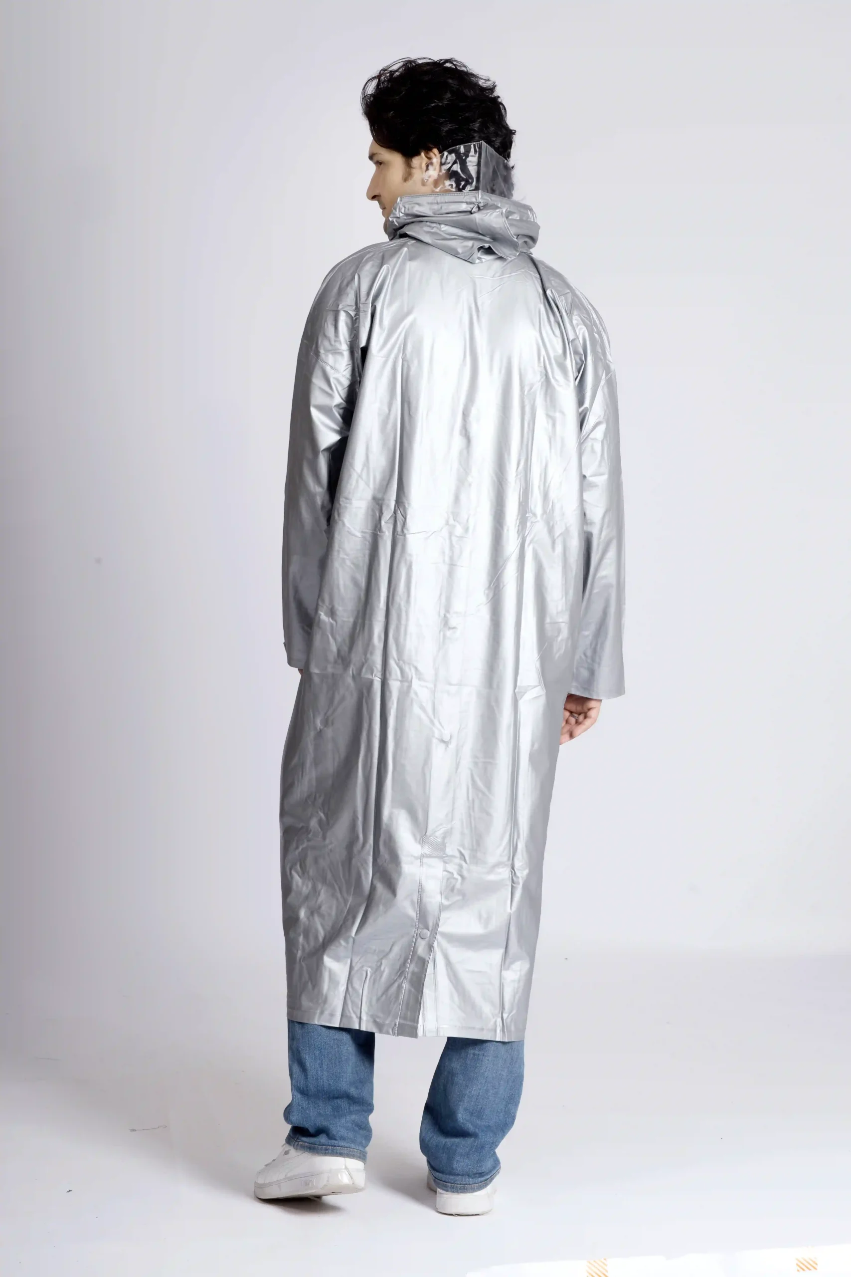 4M SUPREME Plain PVC Mens Raincoat - Image 29