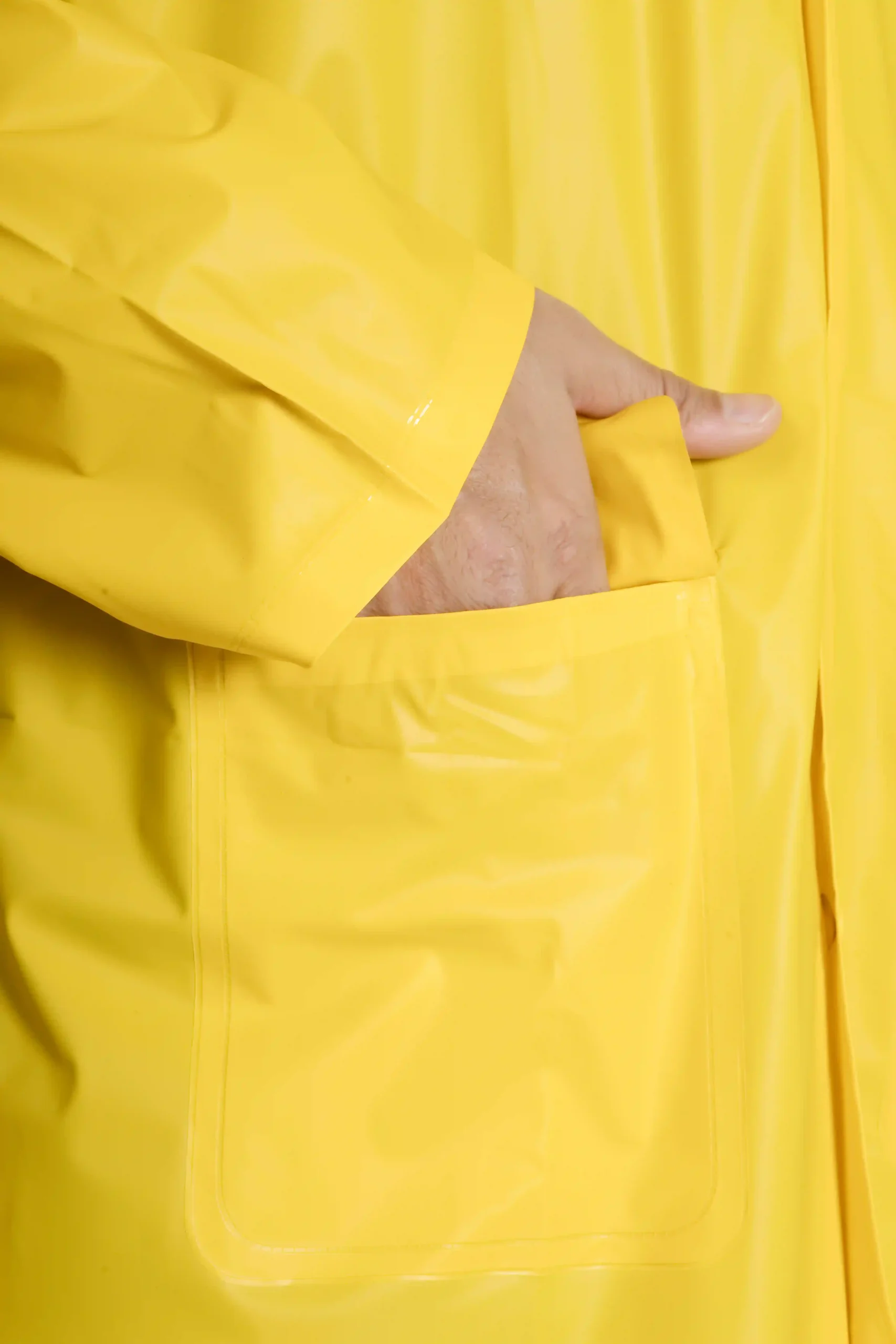 23A HALF PVC Short Raincoat - Image 5