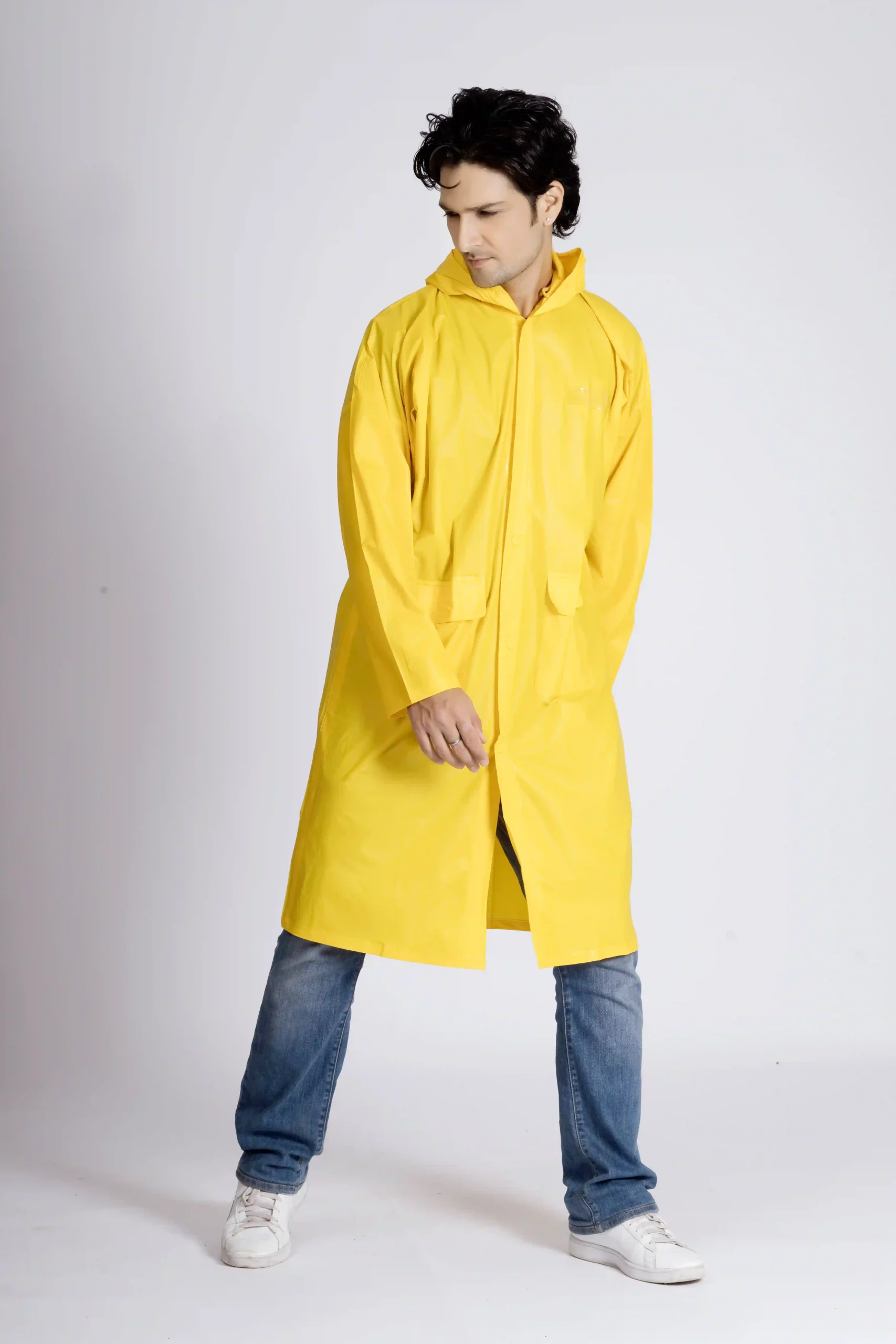 23A HALF PVC Short Raincoat - Image 4