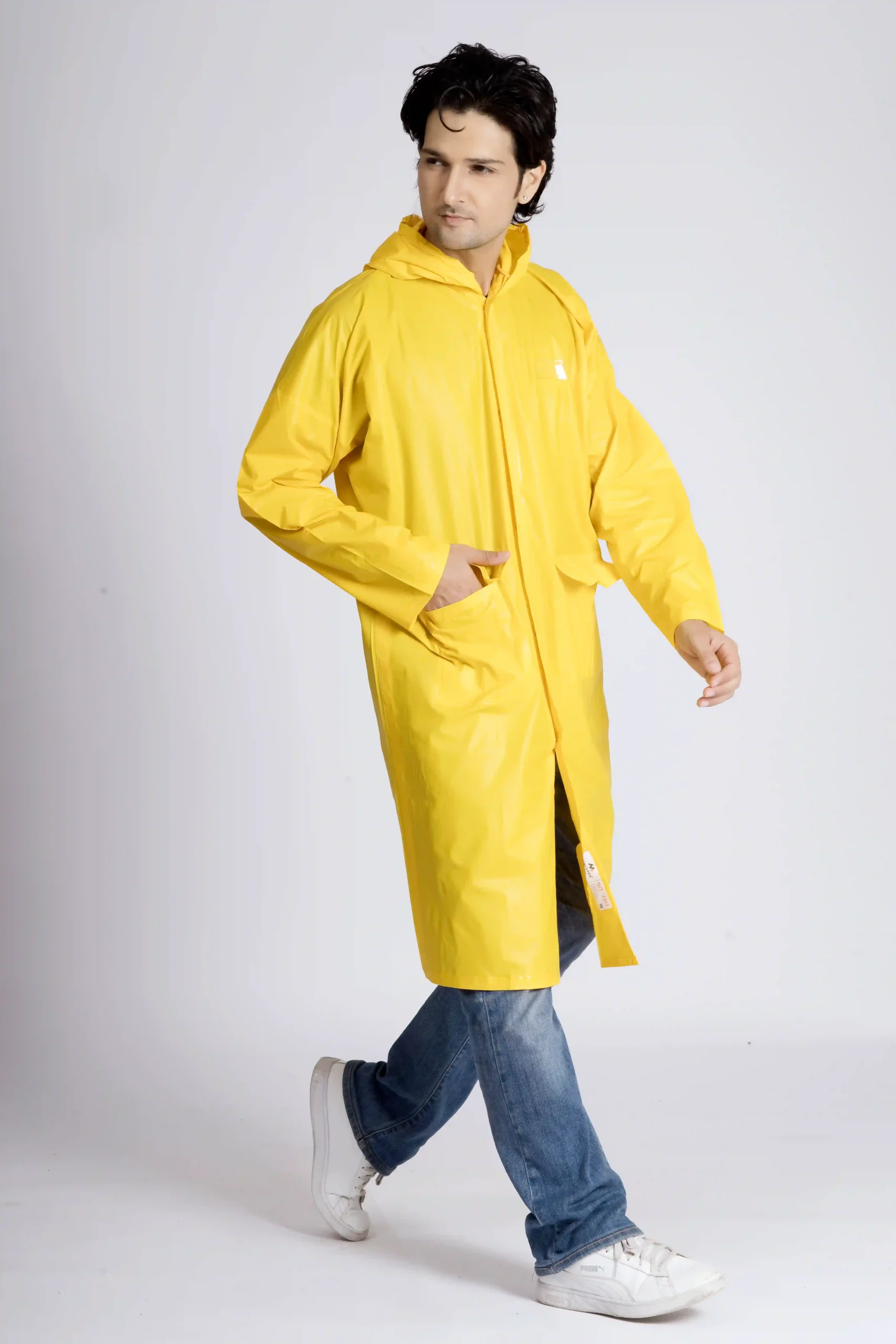 23A HALF PVC Short Raincoat - Image 3