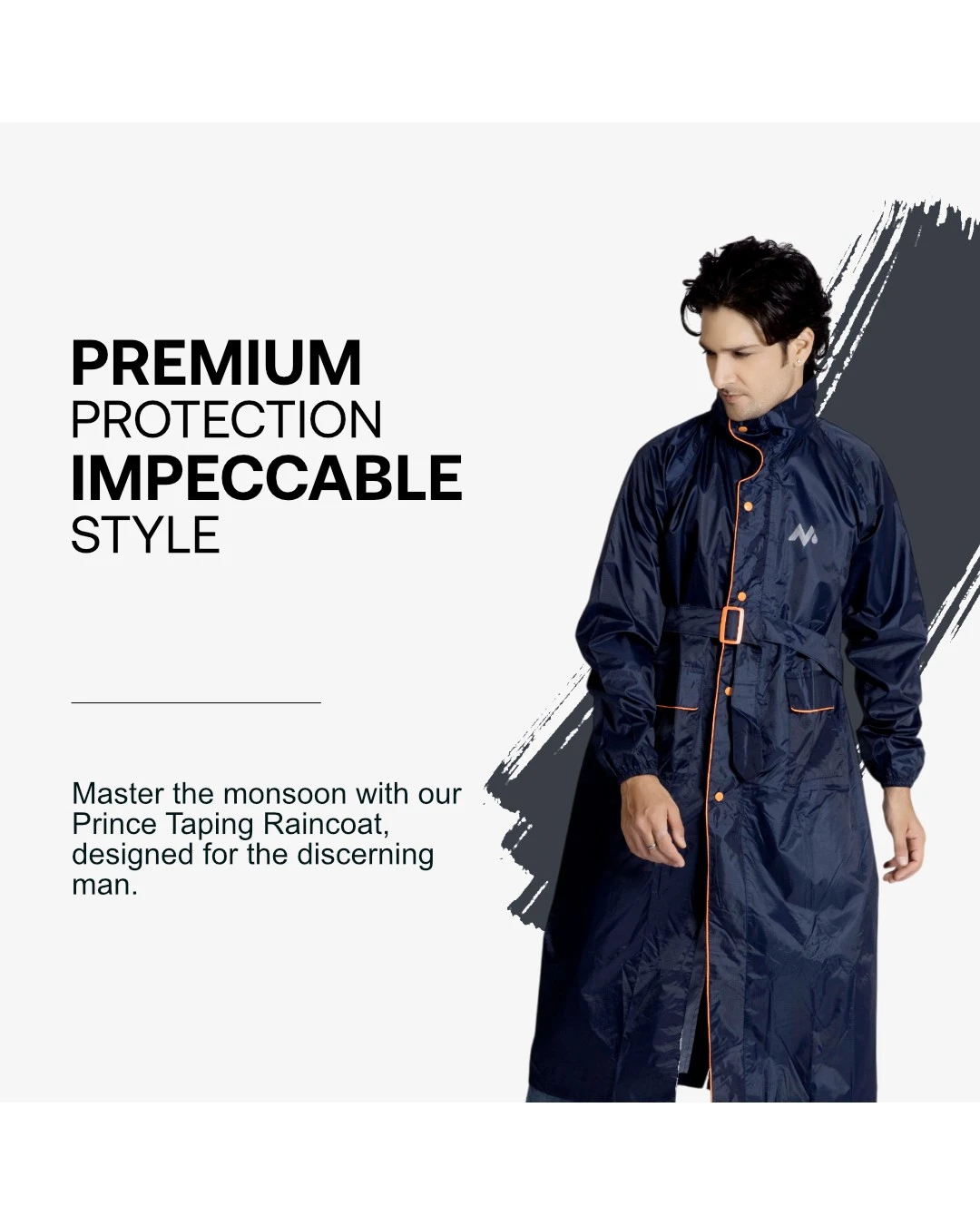 38M Prince Taping (HYP) Mens Raincoat - Image 4