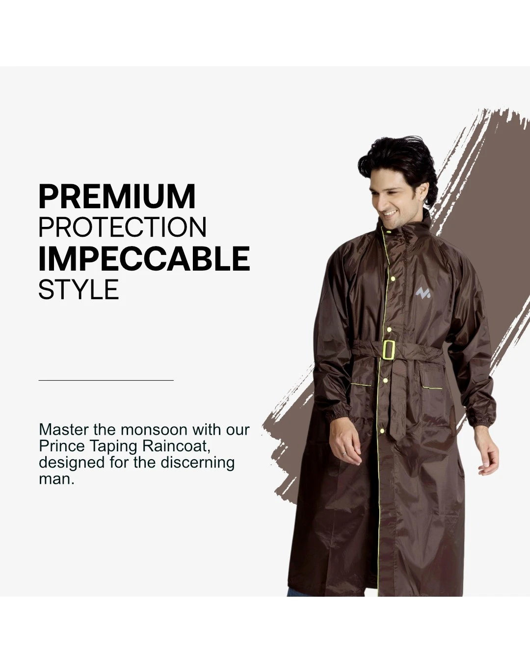 38M Prince Taping (HYP) Mens Raincoat - Image 8
