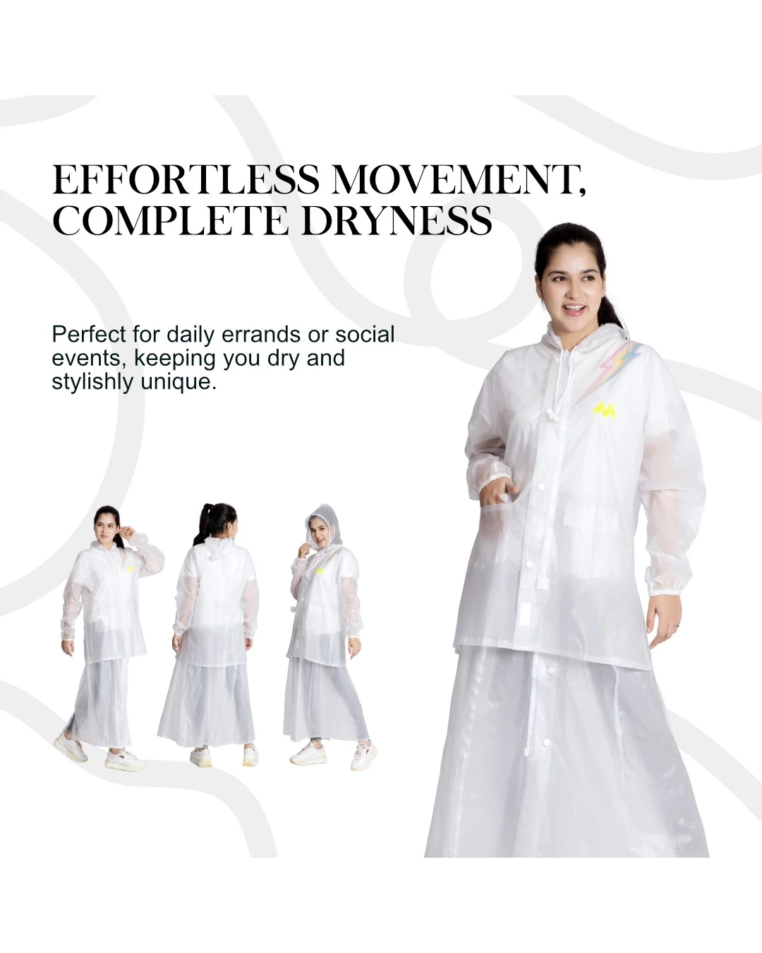 62W SPLASH PVC Womens Skirt Top Rainsuit - Image 9
