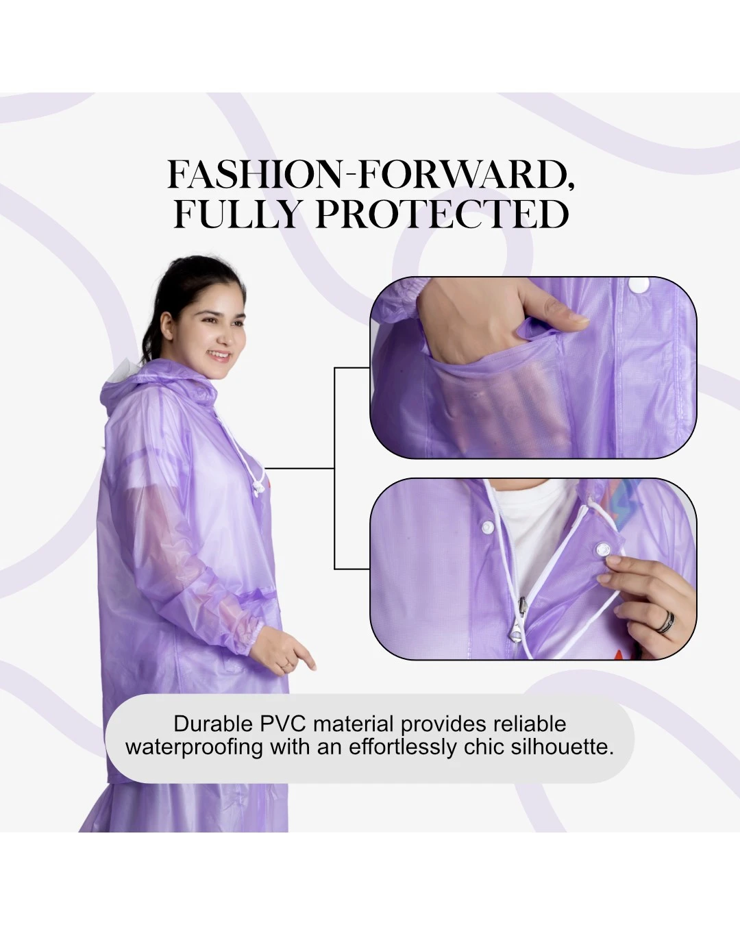 62W SPLASH PVC Womens Skirt Top Rainsuit - Image 16