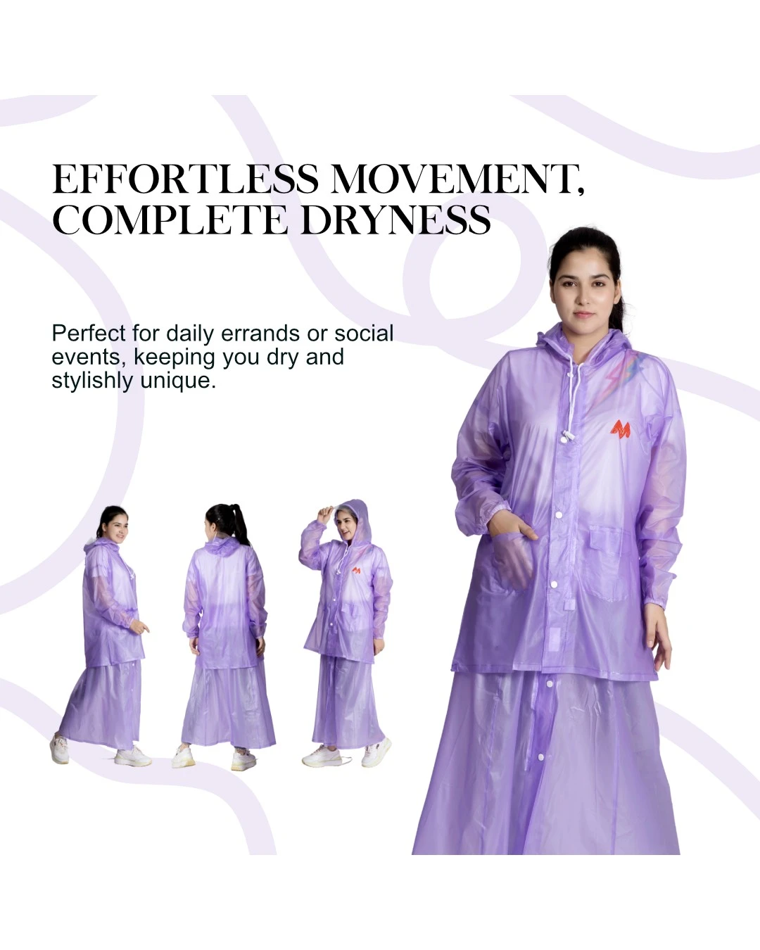 62W SPLASH PVC Womens Skirt Top Rainsuit - Image 17