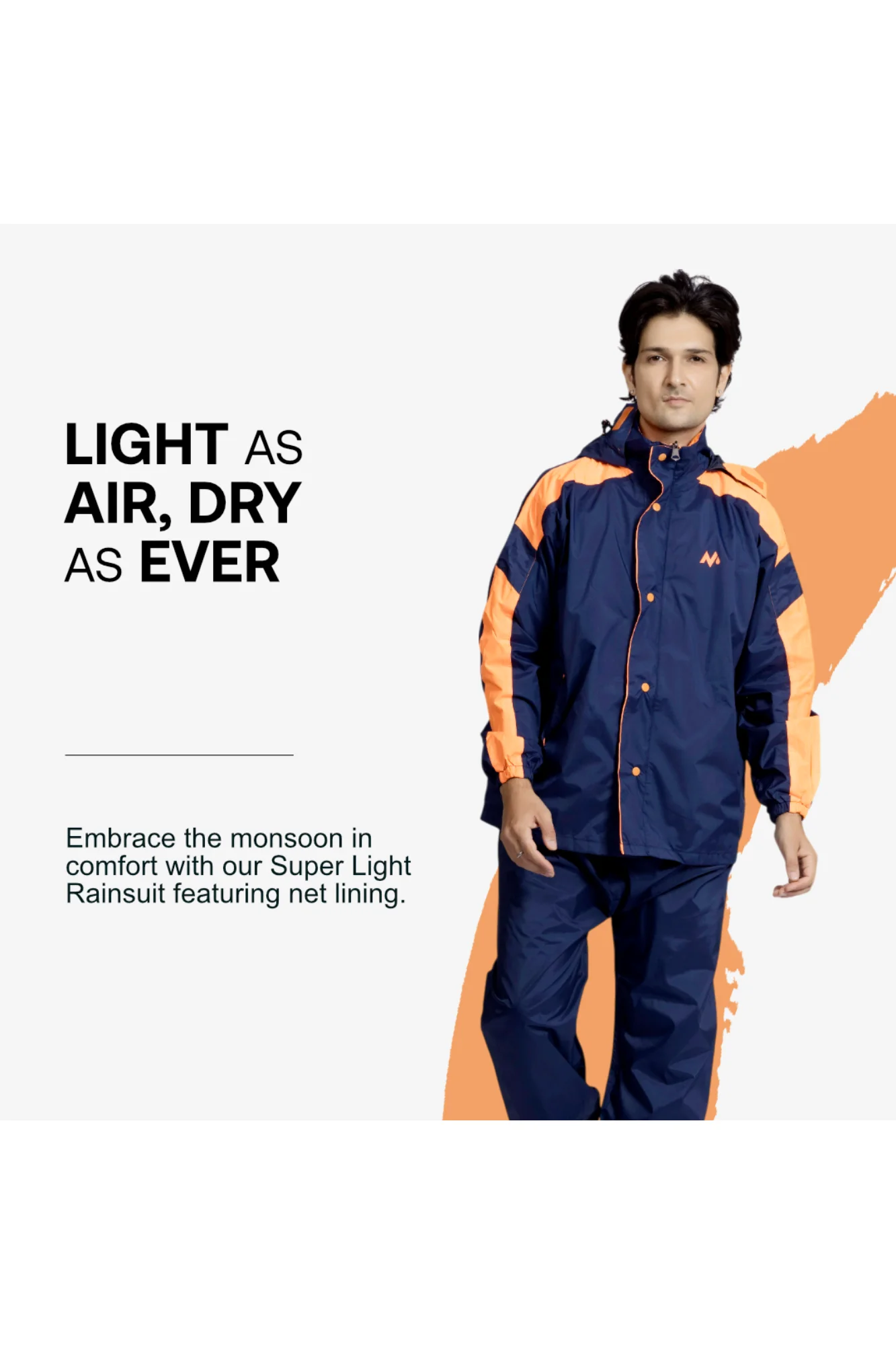 81M SUPER LIGHT With Net &Taping Rainsuit - Image 27