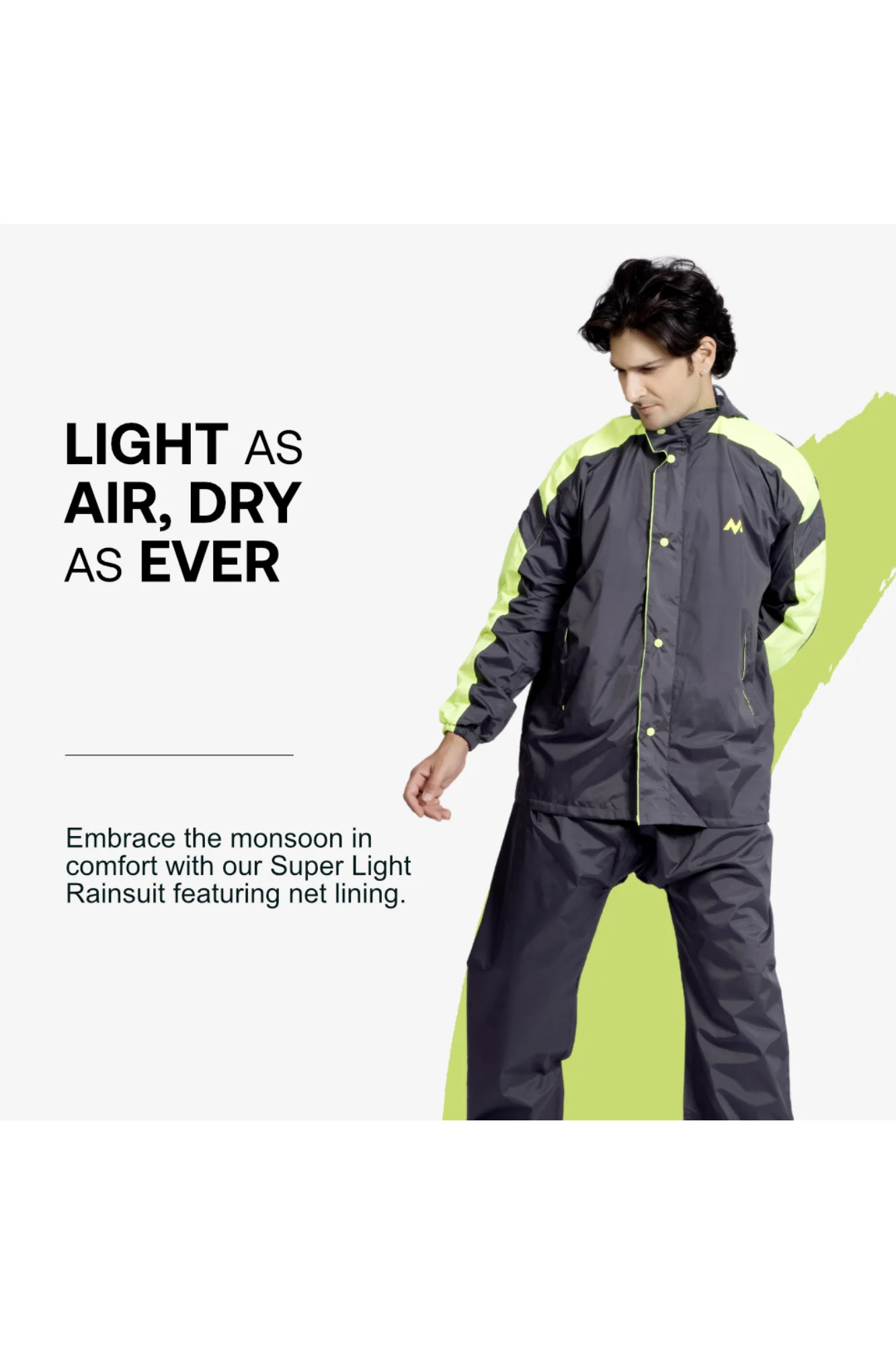 81M SUPER LIGHT With Net &Taping Rainsuit - Image 31