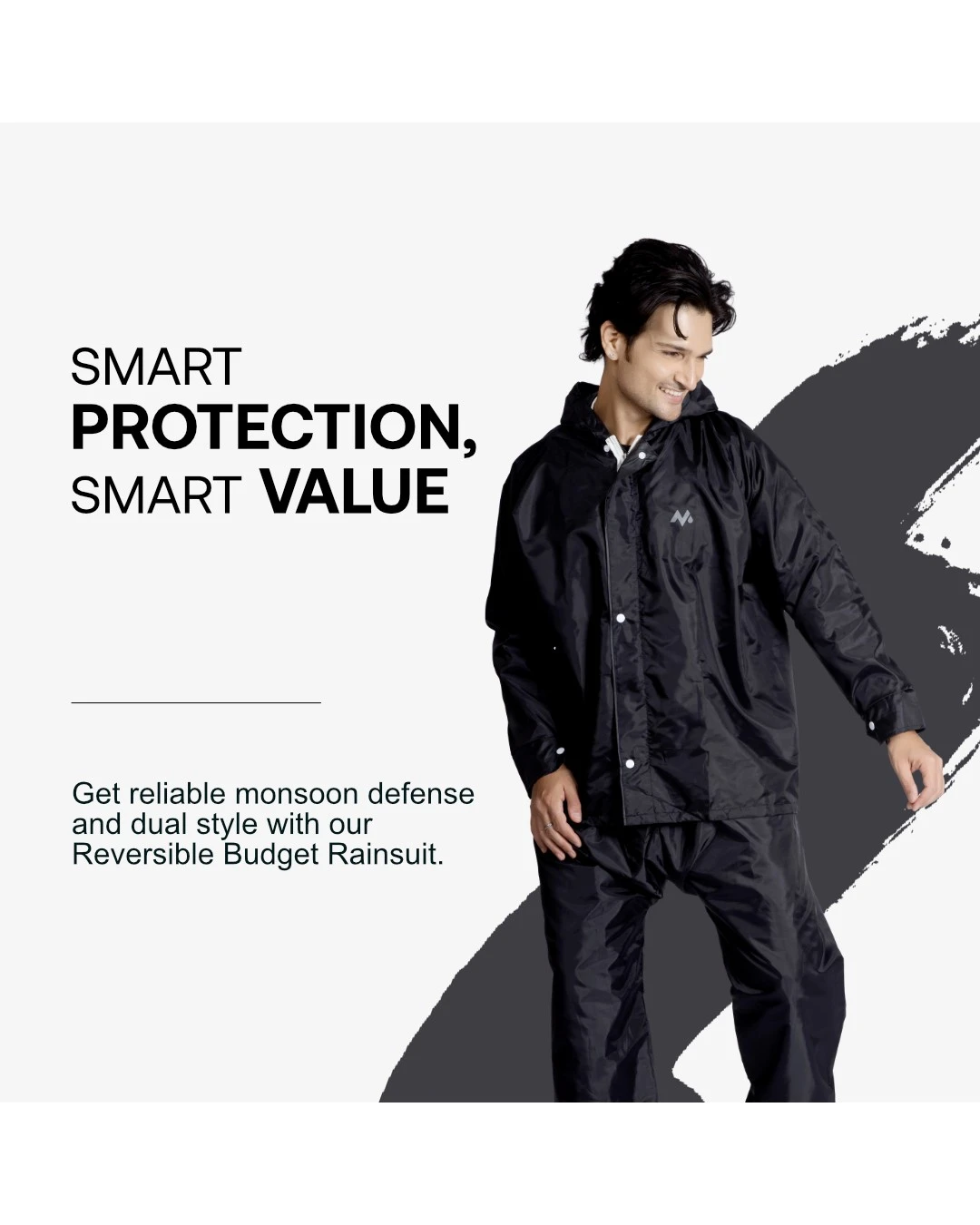 90M Reversible BUDGET Rainsuit - Image 2