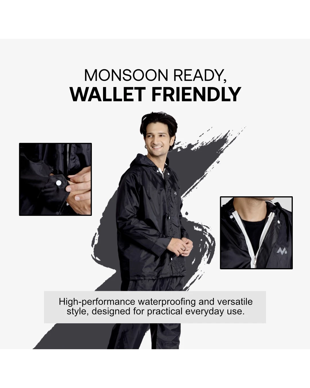 90M Reversible BUDGET Rainsuit - Image 4