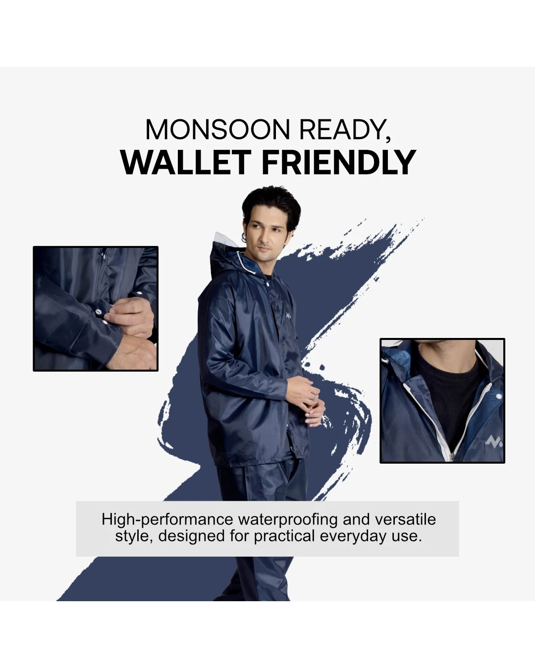 90M Reversible BUDGET Rainsuit - Image 8