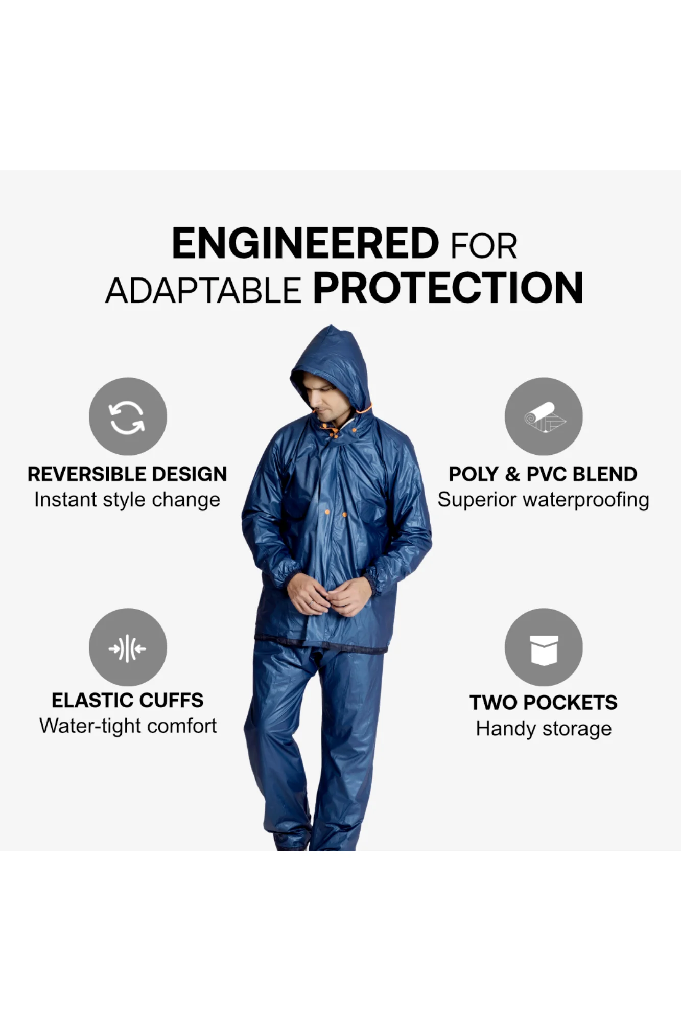 91M Reversible GALAXY Rainsuit - Image 35