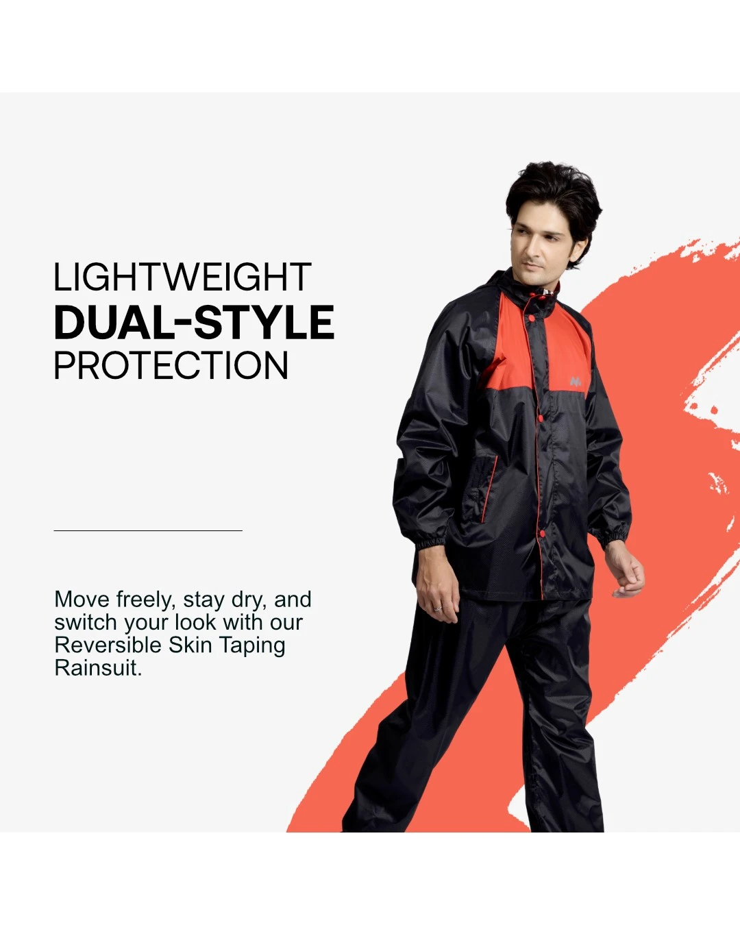 93M Reversible Skin Taping Rainsuit - Image 2