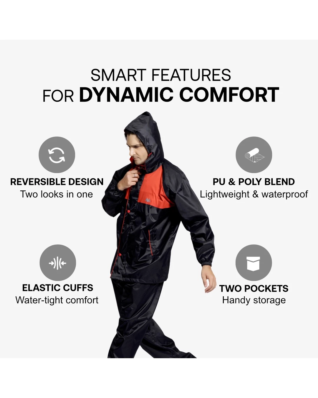 93M Reversible Skin Taping Rainsuit - Image 3