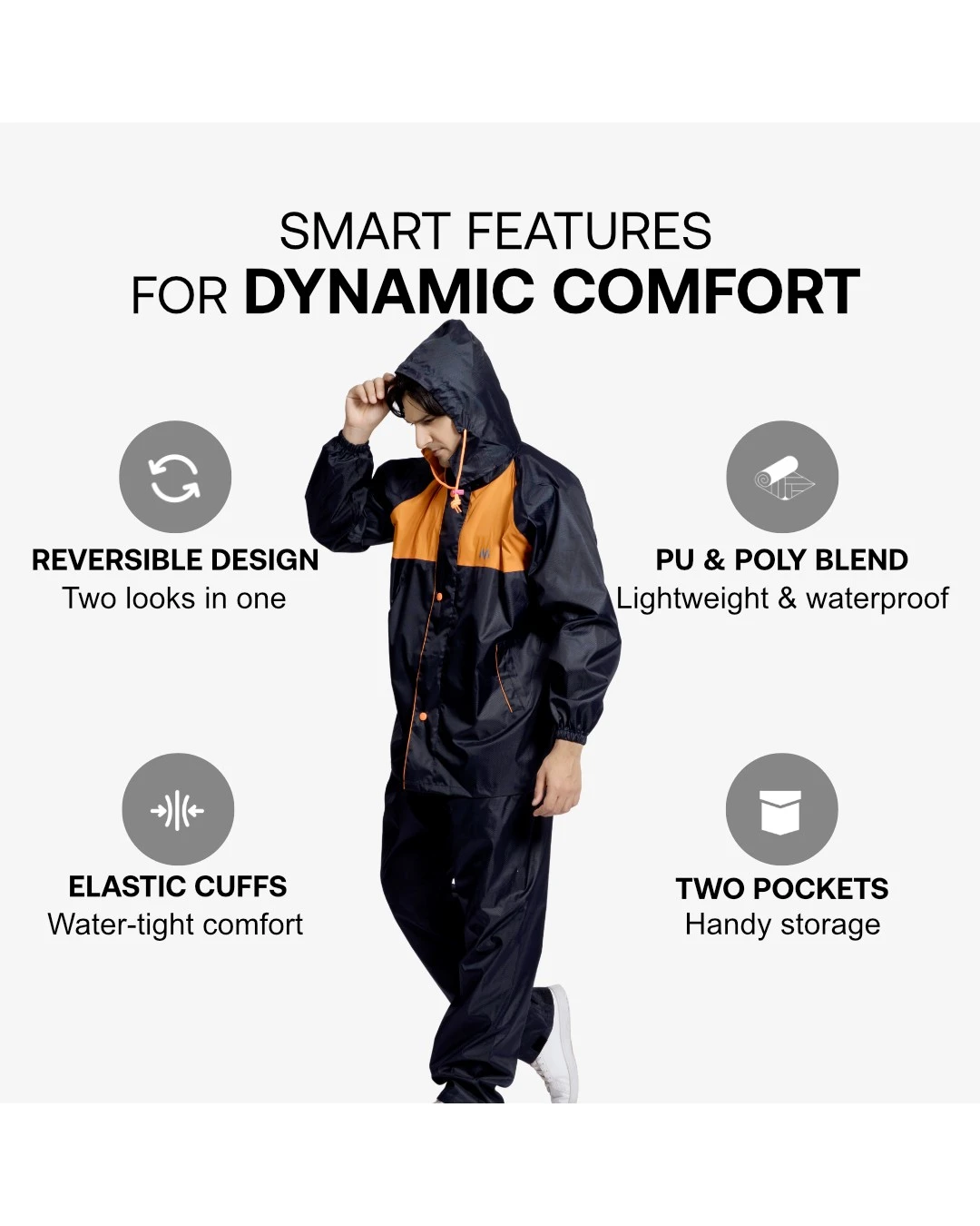 93M Reversible Skin Taping Rainsuit - Image 7