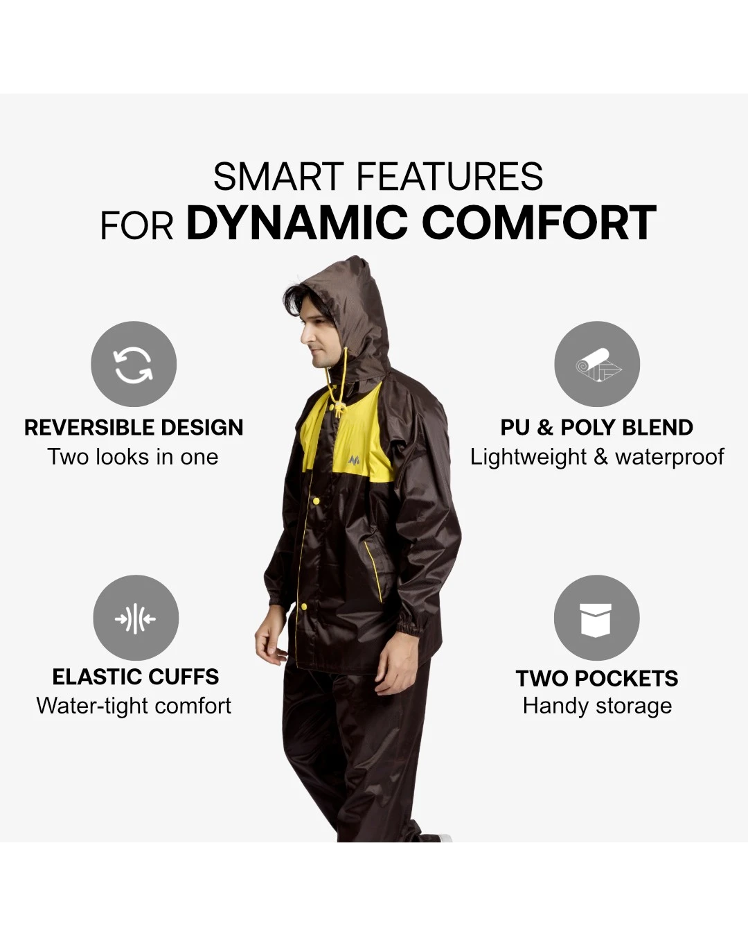 93M Reversible Skin Taping Rainsuit - Image 11
