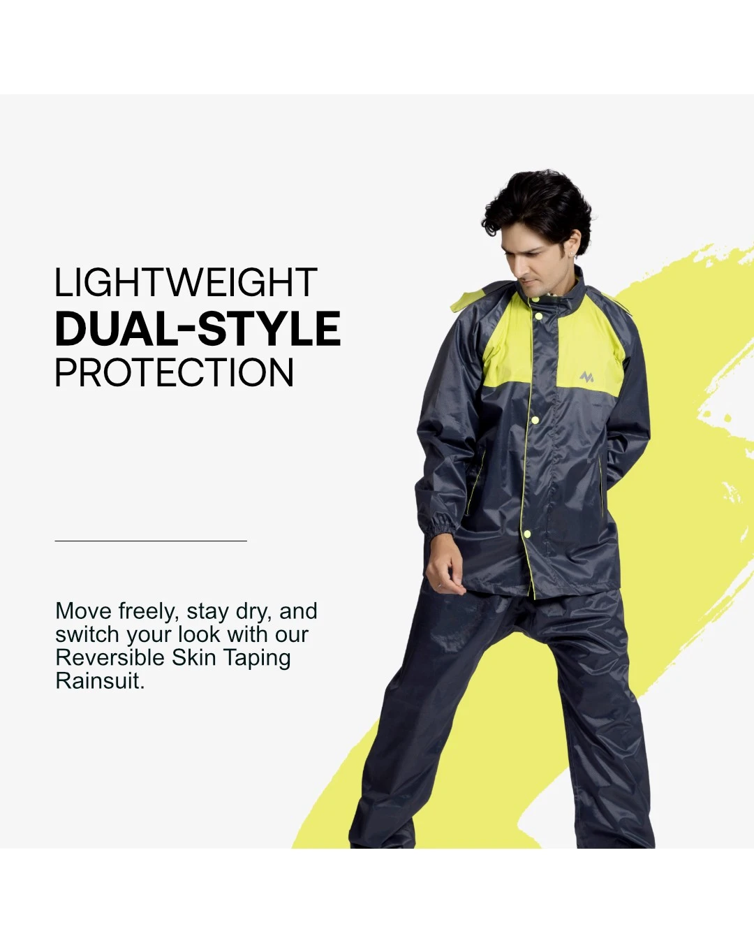 93M Reversible Skin Taping Rainsuit - Image 14