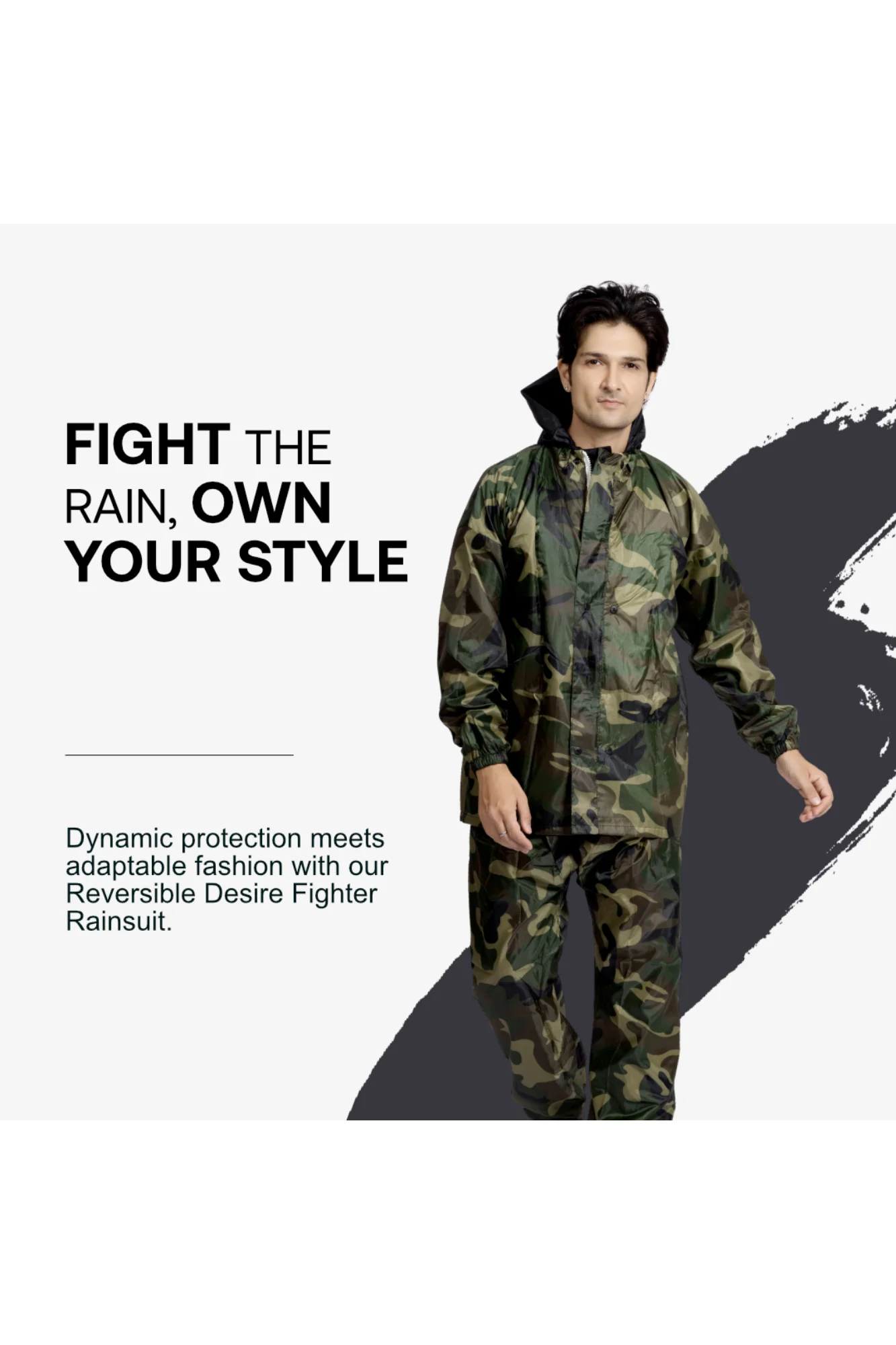94M Reversible DESIRE FIGHTER Taping Rainsuit - Image 33
