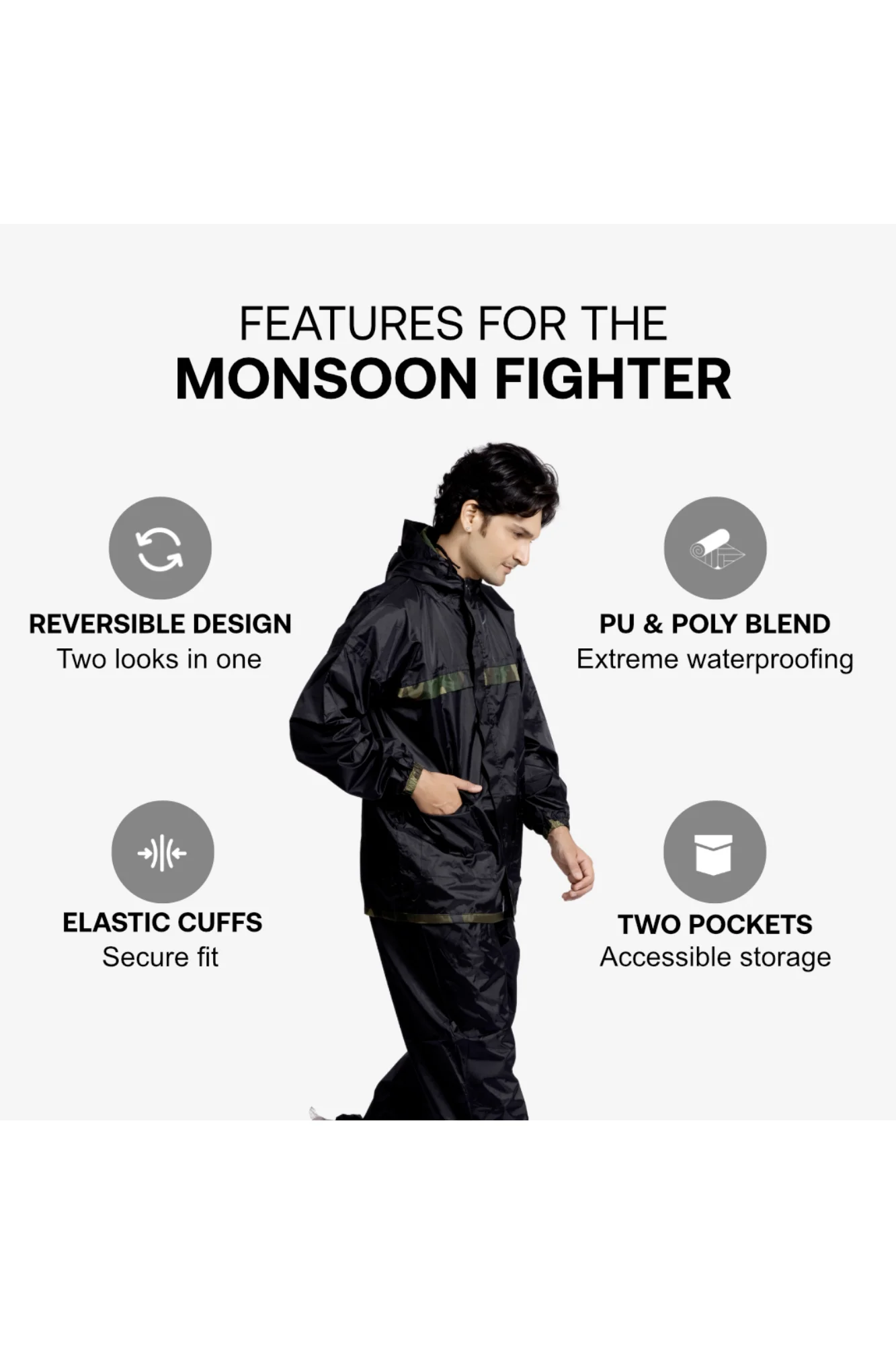 94M Reversible DESIRE FIGHTER Taping Rainsuit - Image 34
