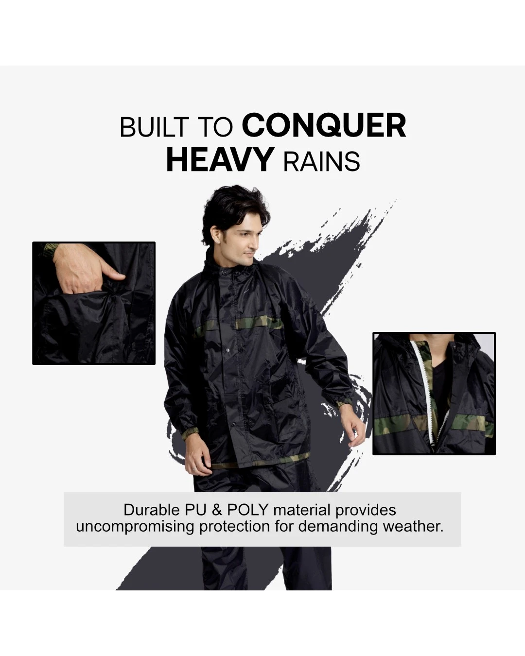 94M Reversible DESIRE FIGHTER Taping Rainsuit - Image 4
