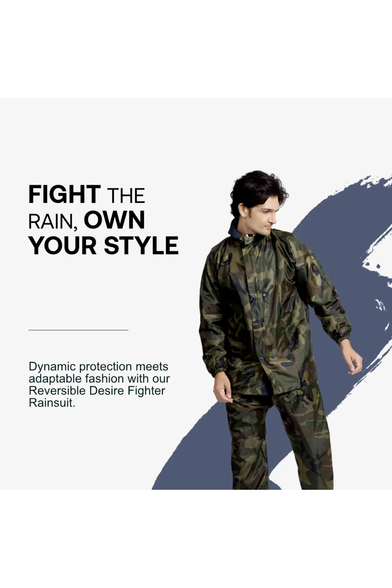 94M Reversible DESIRE FIGHTER Taping Rainsuit - Image 37