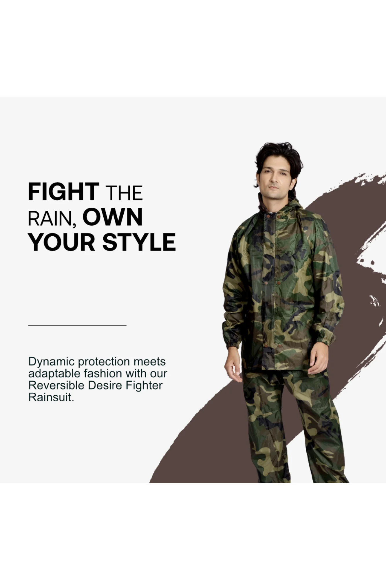 94M Reversible DESIRE FIGHTER Taping Rainsuit - Image 41