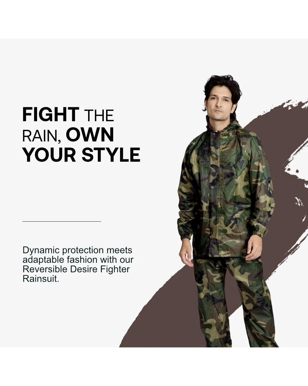 94M Reversible DESIRE FIGHTER Taping Rainsuit - Image 10