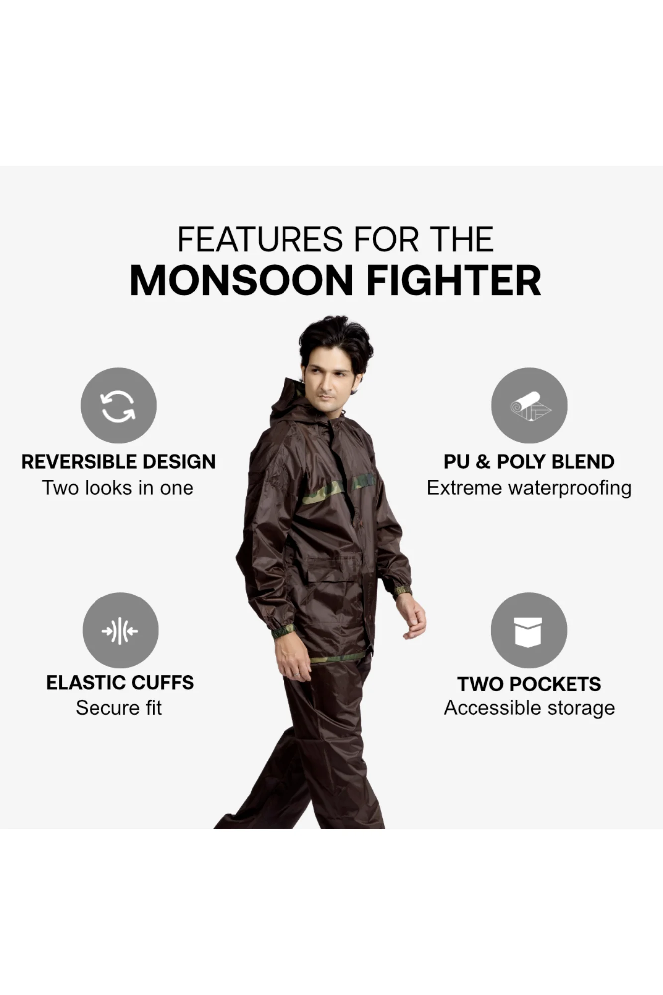 94M Reversible DESIRE FIGHTER Taping Rainsuit - Image 42