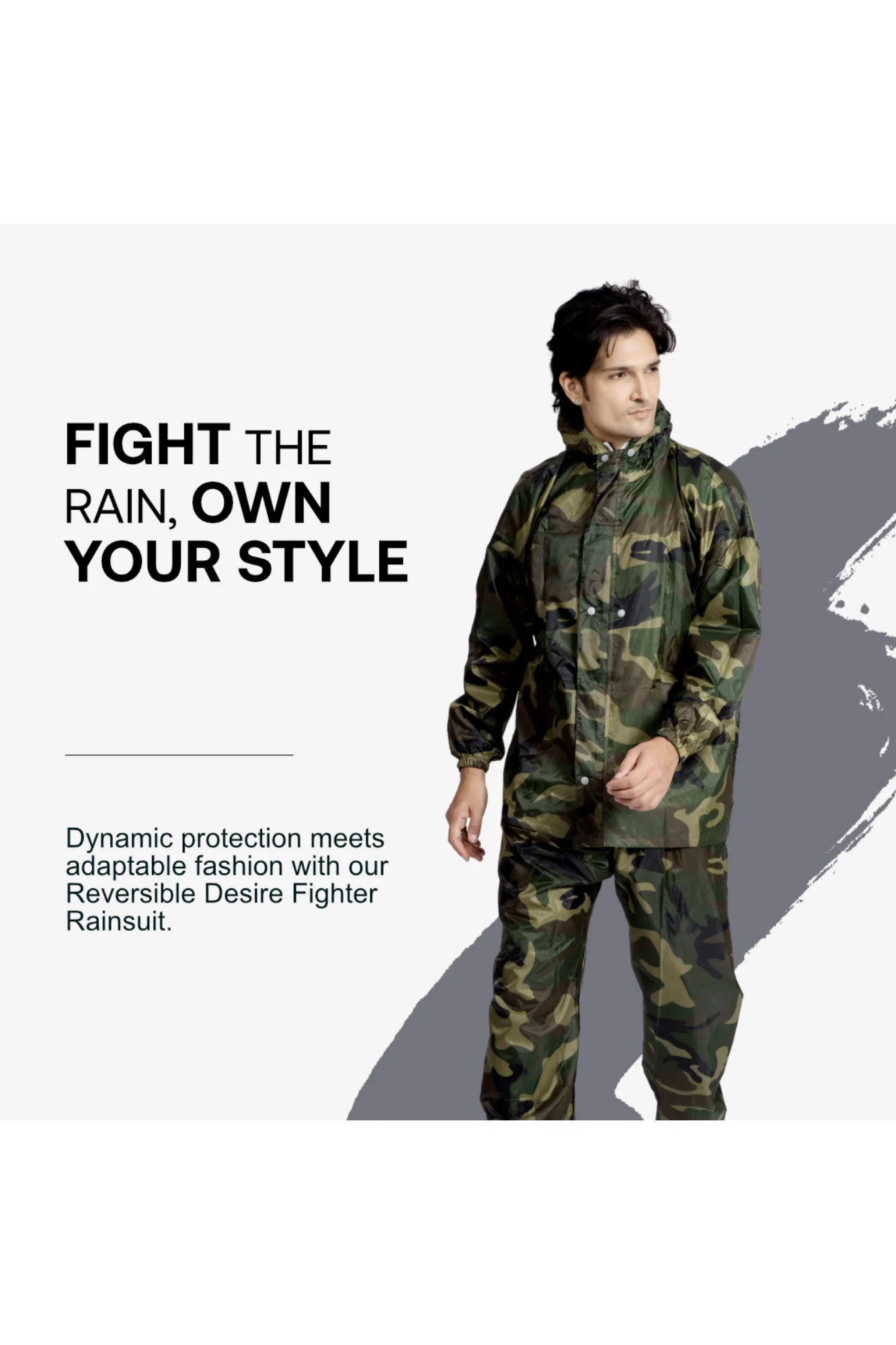 94M Reversible DESIRE FIGHTER Taping Rainsuit - Image 45