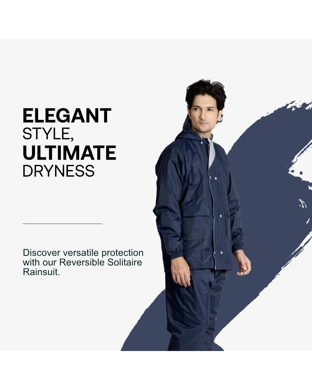 95M Reversible SOLITAIRE Rainsuit - Image 2