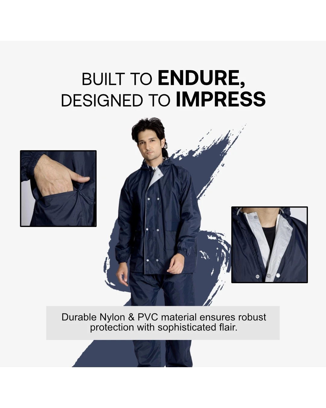 95M Reversible SOLITAIRE Rainsuit - Image 4