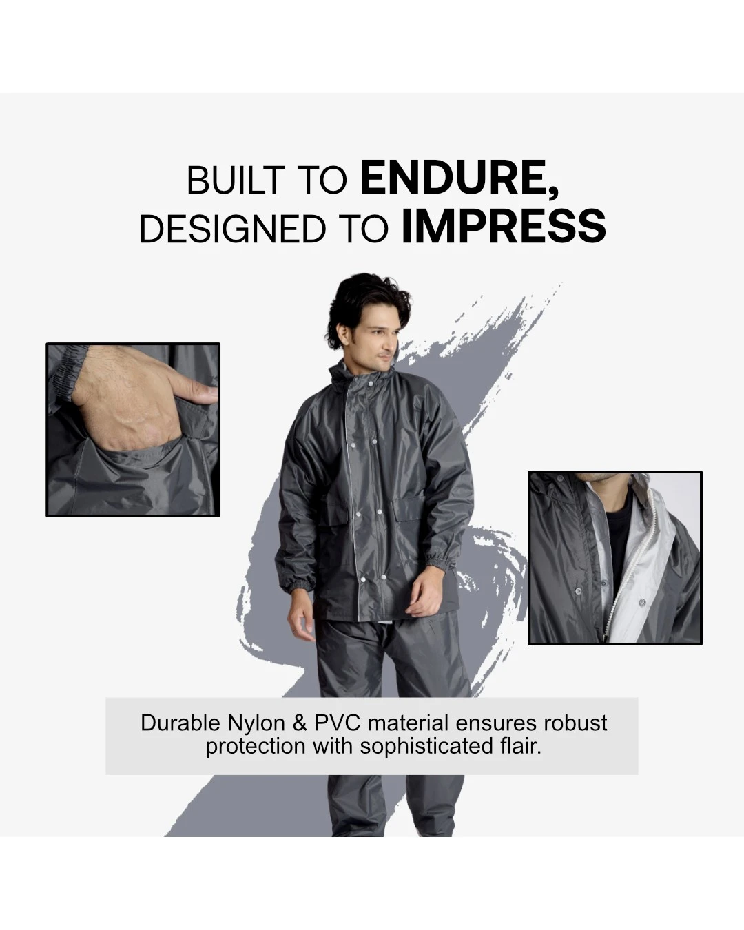95M Reversible SOLITAIRE Rainsuit - Image 8