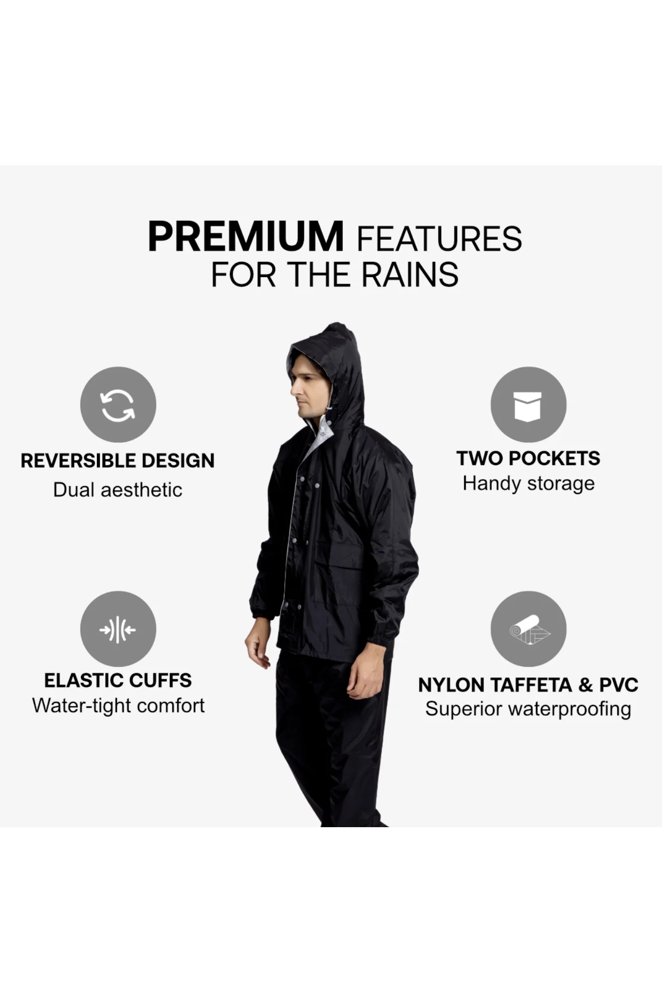 95M Reversible SOLITAIRE Rainsuit - Image 42