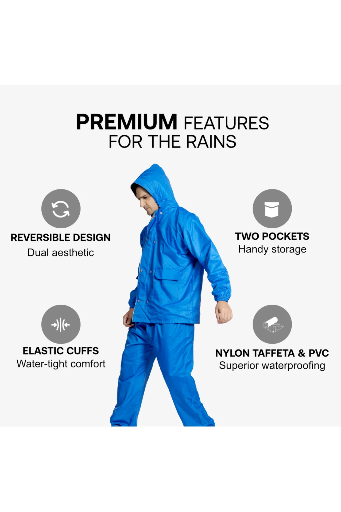 95M Reversible SOLITAIRE Rainsuit - Image 46