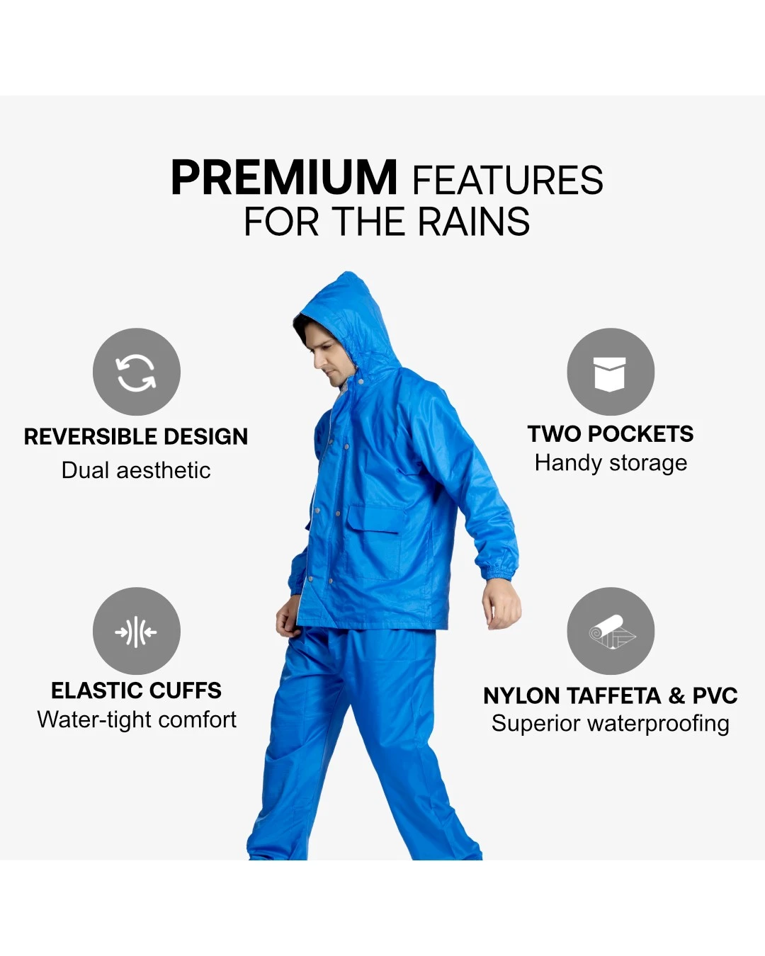 95M Reversible SOLITAIRE Rainsuit - Image 15