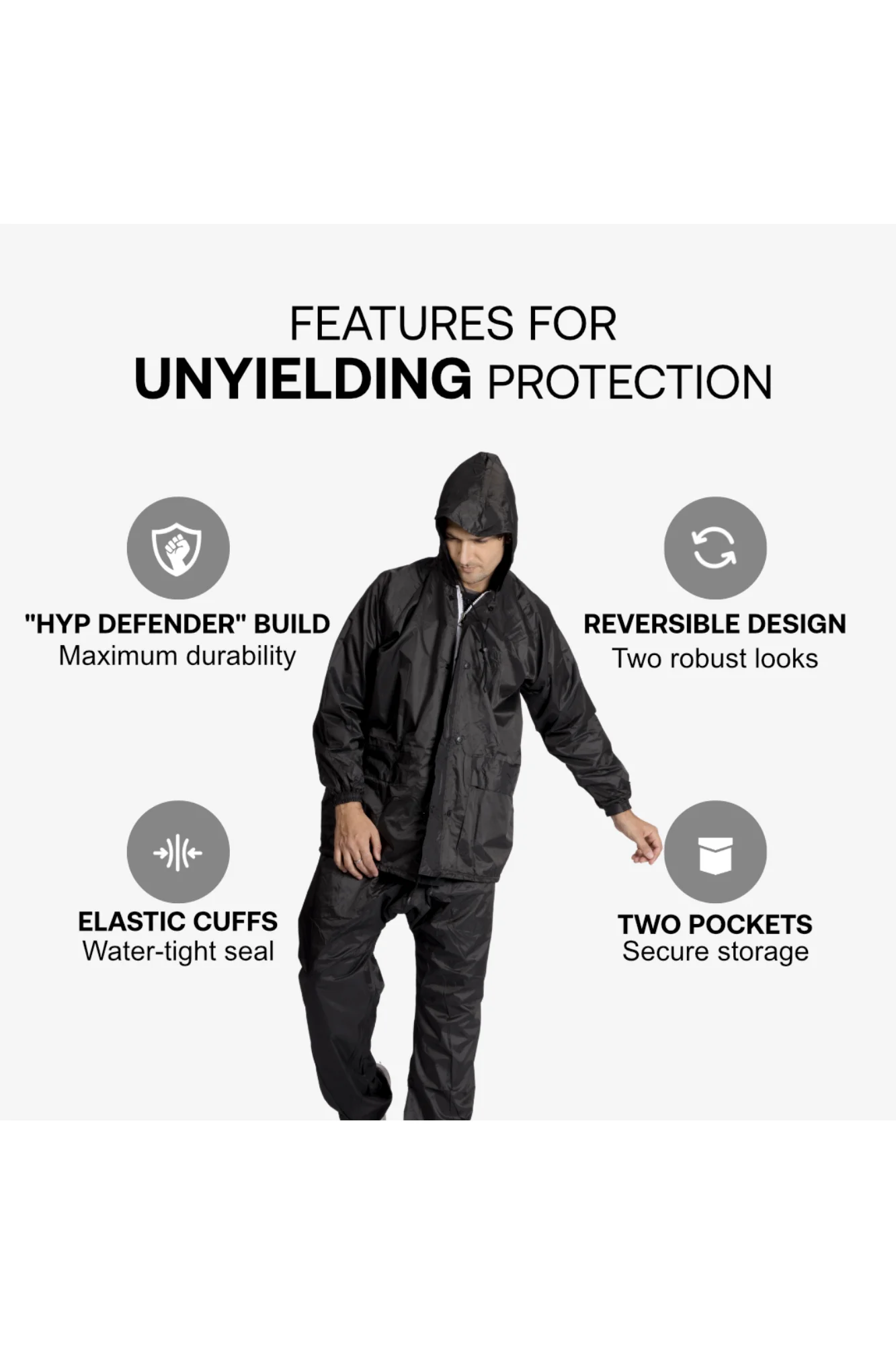 98M Reversible HYP DEFENDER Taping Rainsuit - Image 34