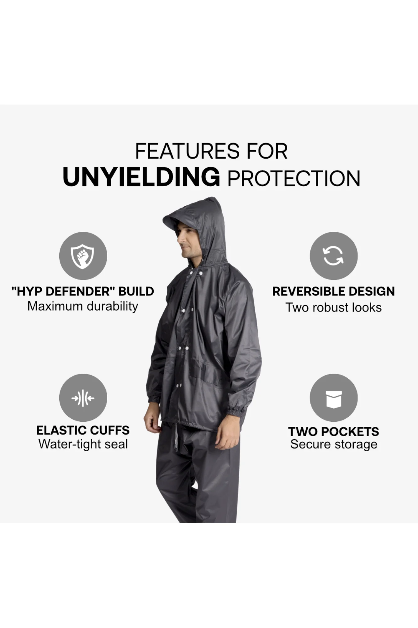 98M Reversible HYP DEFENDER Taping Rainsuit - Image 30