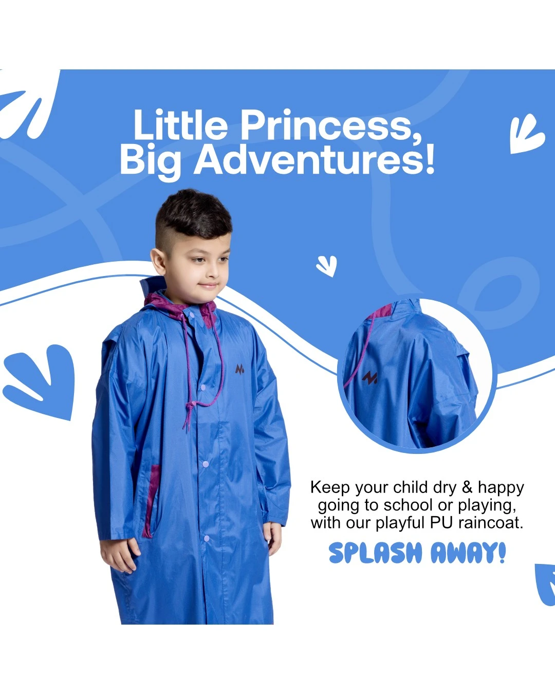 45K PRINCESS Taping Kids Raincoat - Image 17