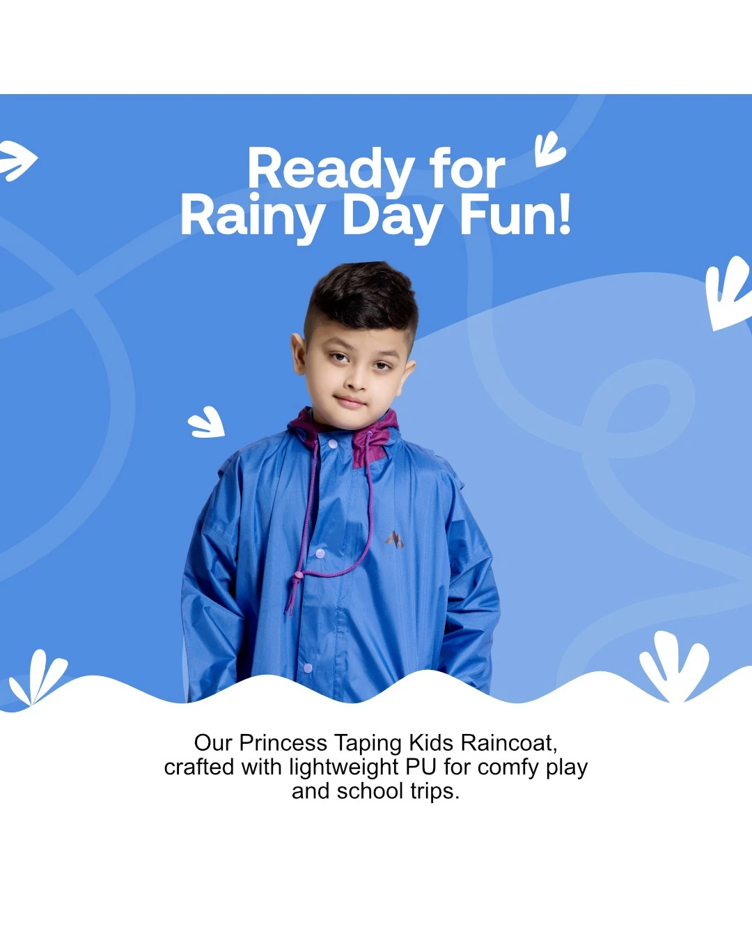 45K PRINCESS Taping Kids Raincoat - Image 16