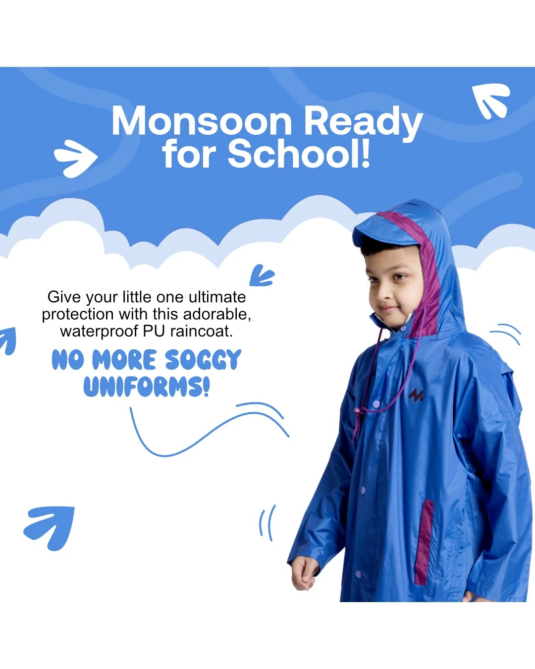 45K PRINCESS Taping Kids Raincoat - Image 15