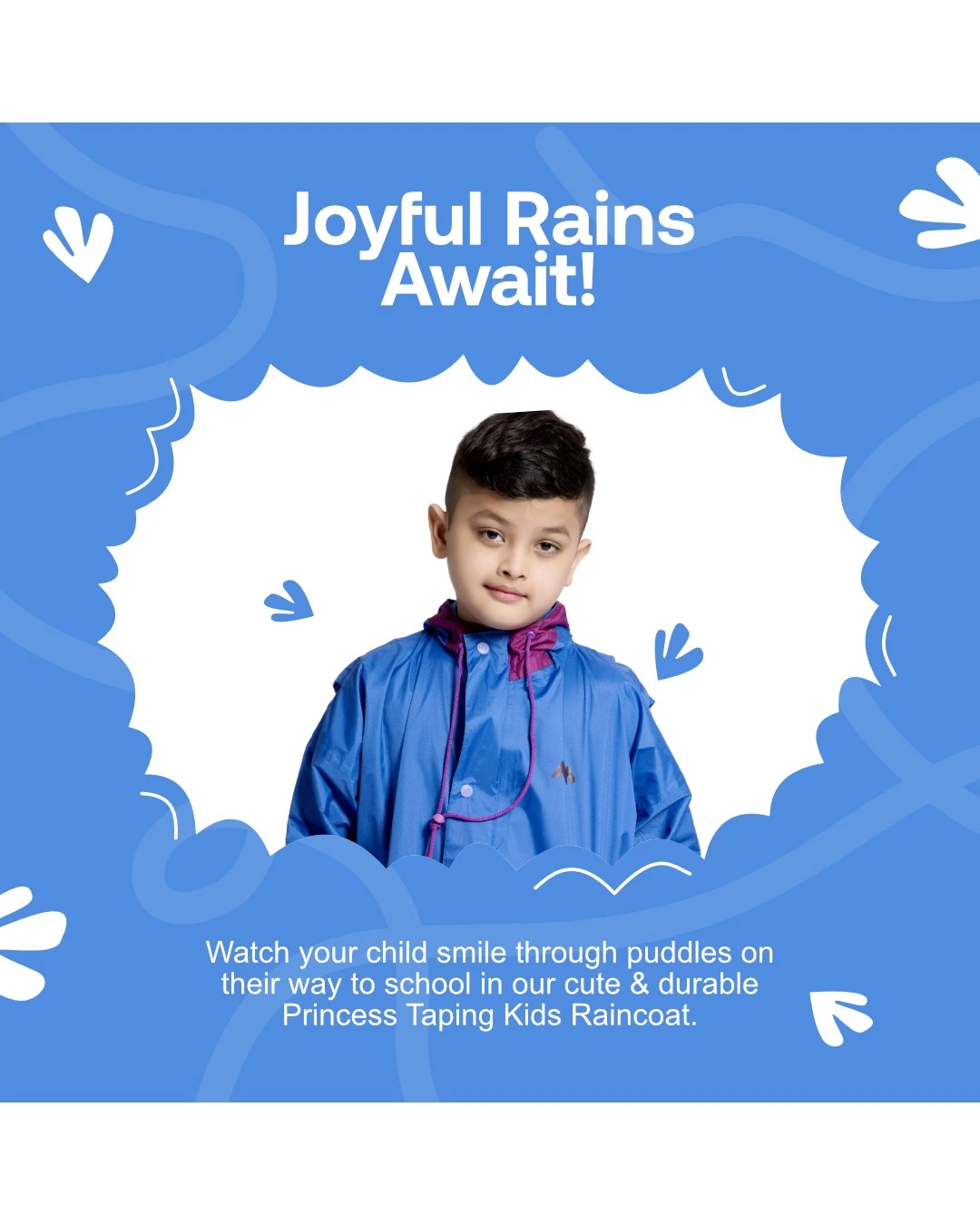 45K PRINCESS Taping Kids Raincoat - Image 14