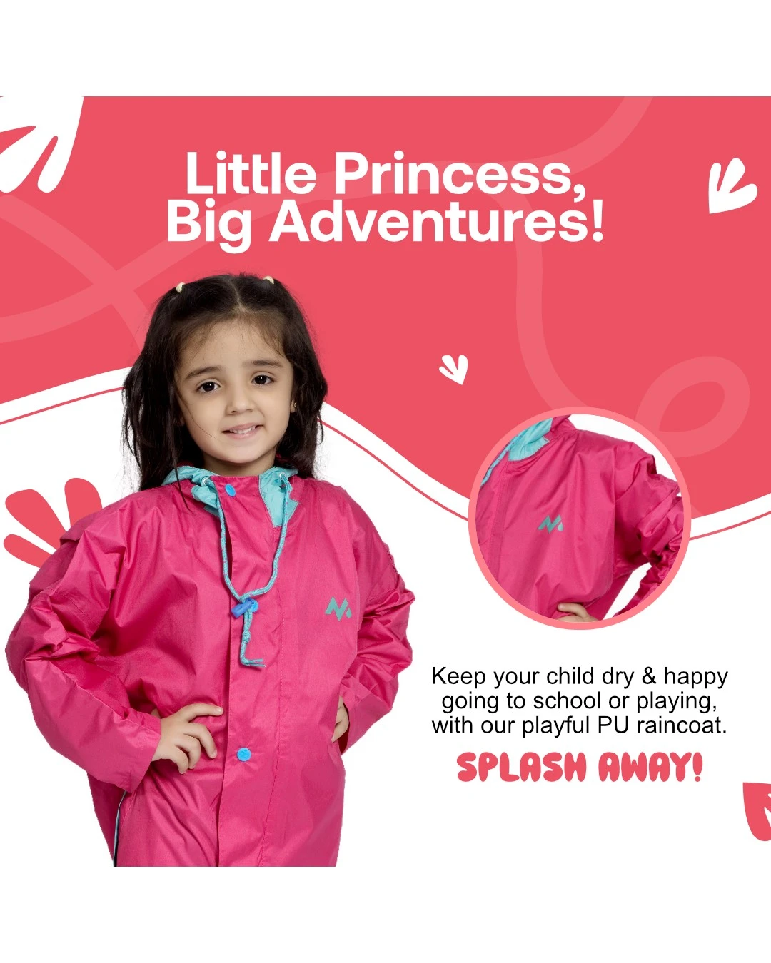 45K PRINCESS Taping Kids Raincoat - Image 13