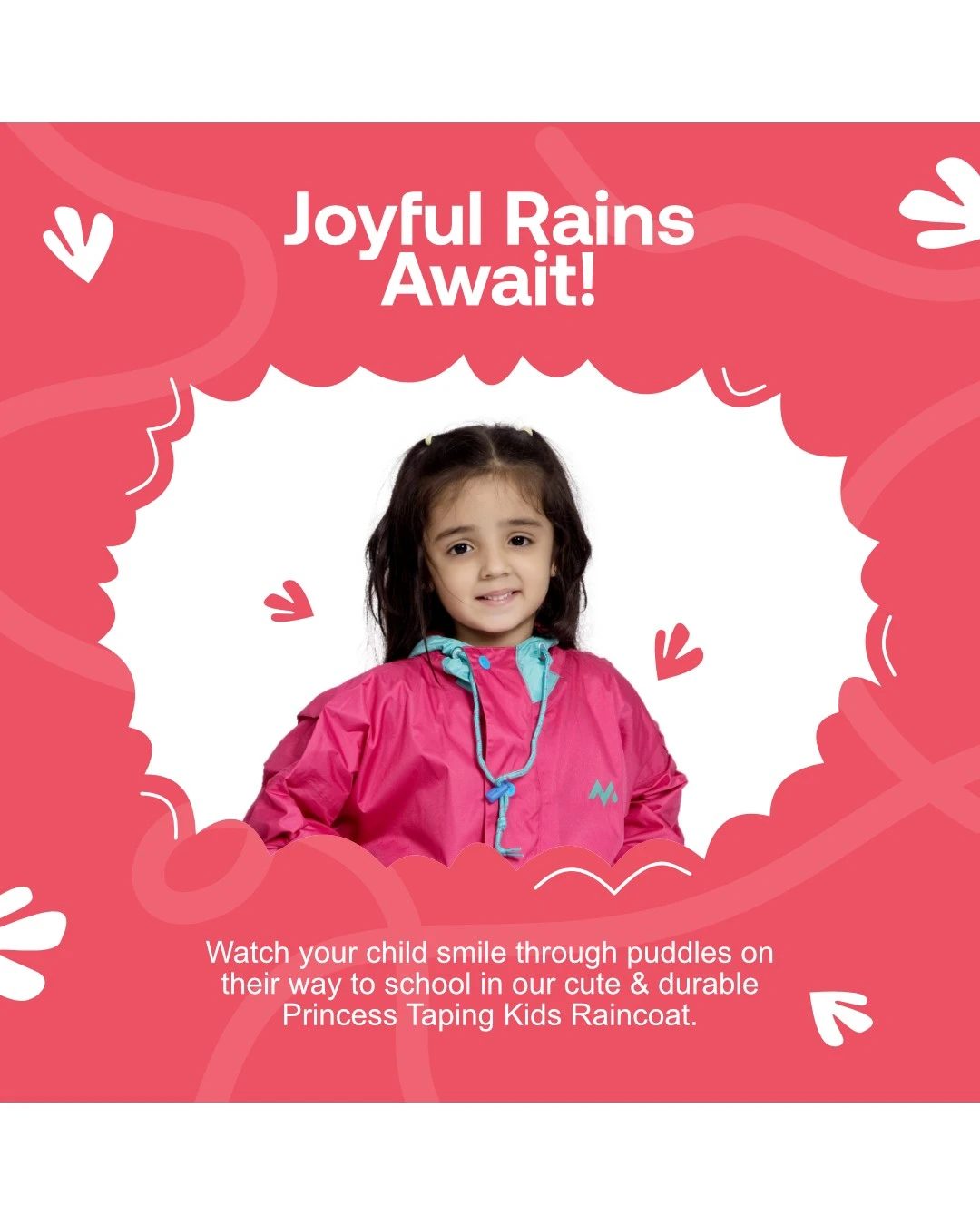 45K PRINCESS Taping Kids Raincoat - Image 10