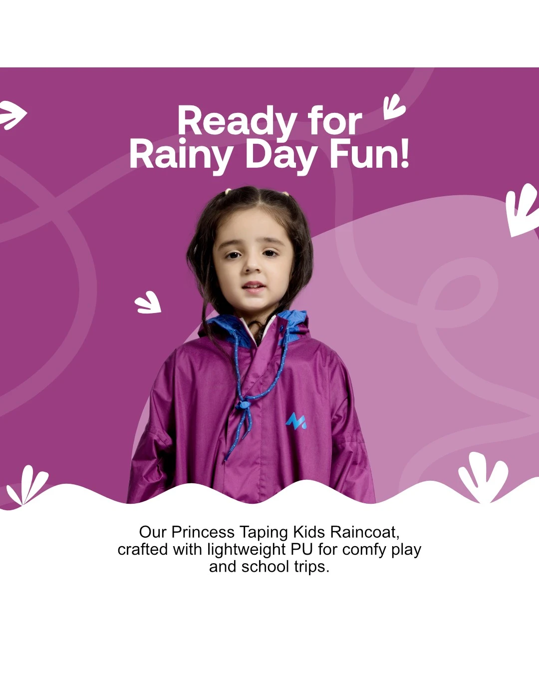 45K PRINCESS Taping Kids Raincoat - Image 8