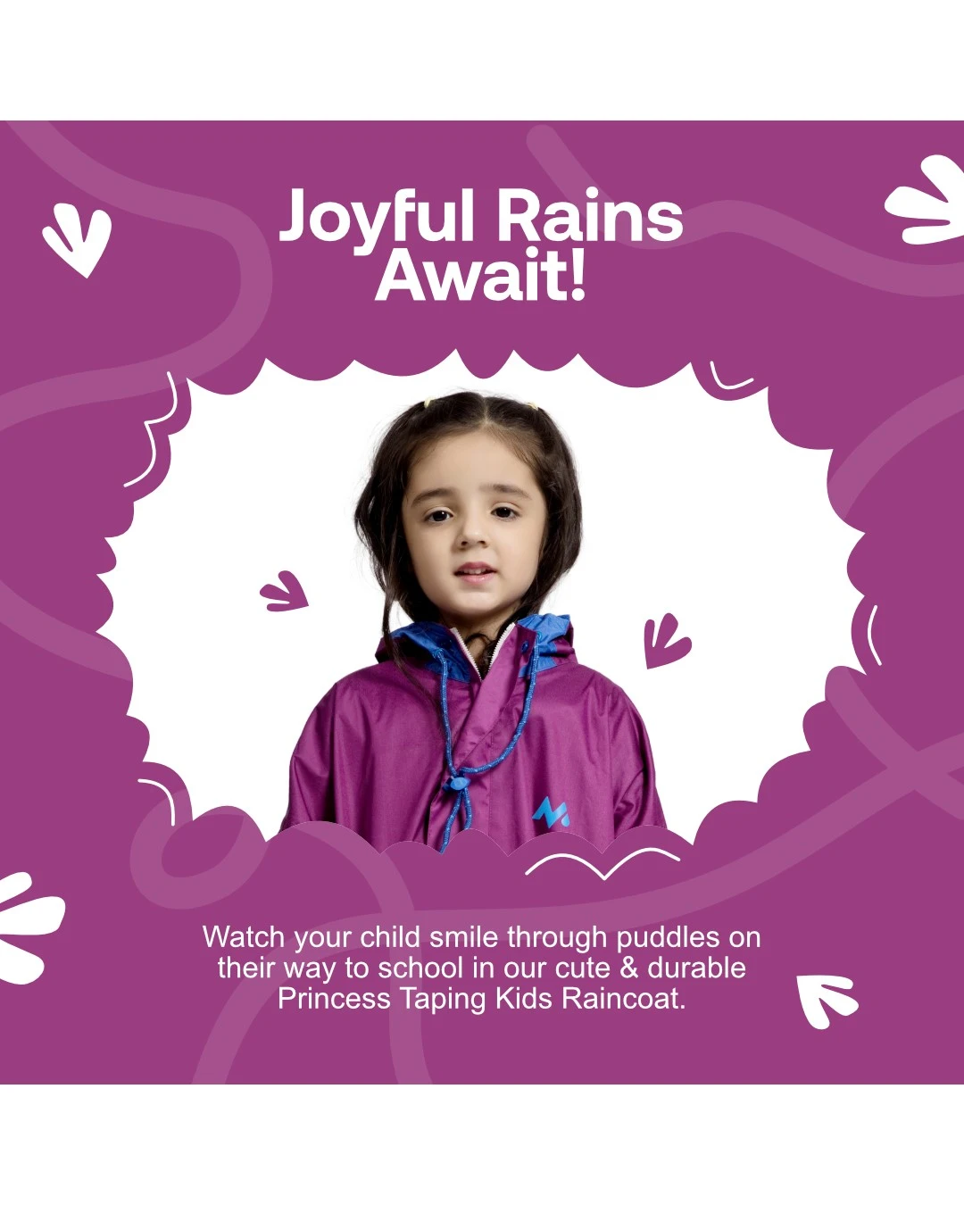 45K PRINCESS Taping Kids Raincoat - Image 6